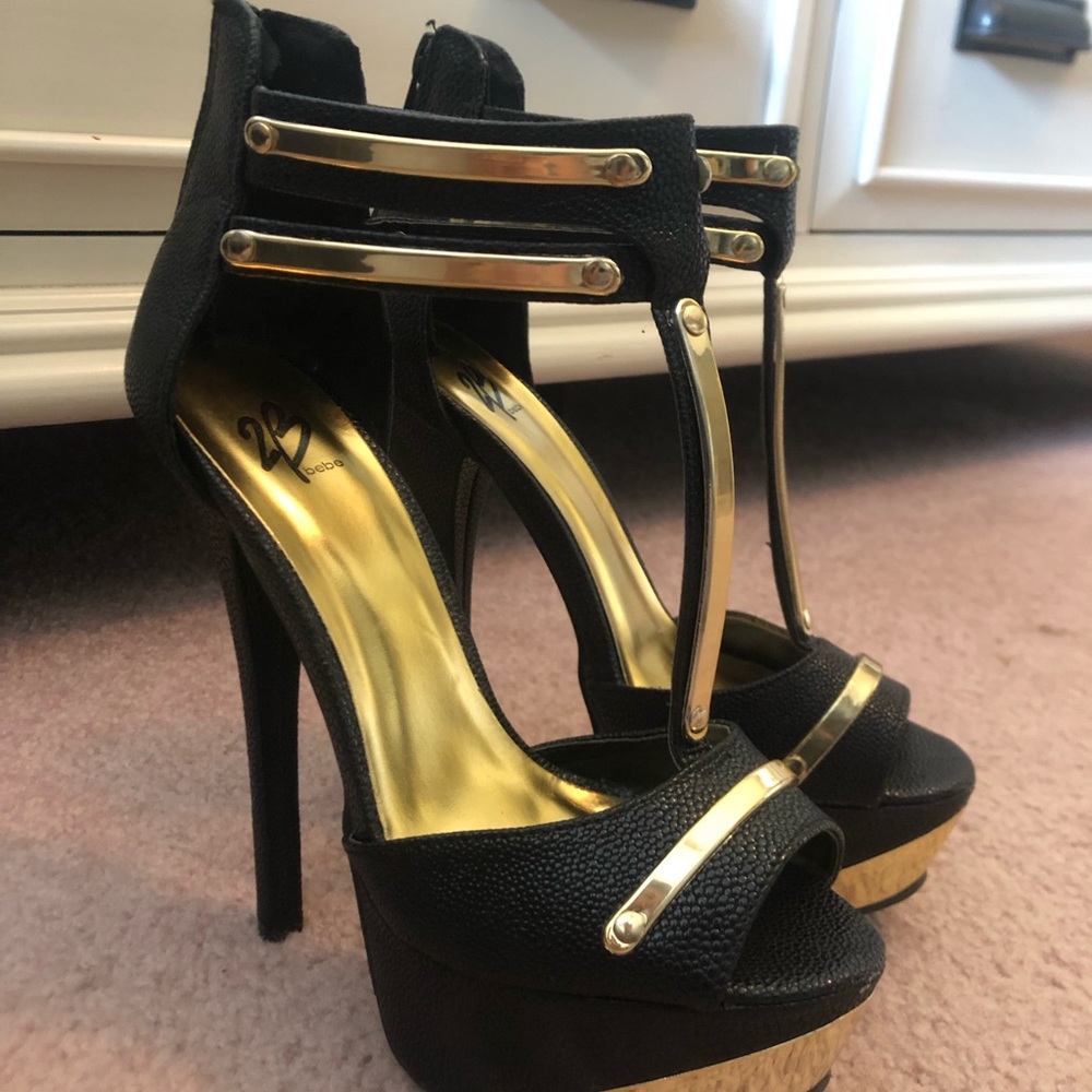 Bebe Platform Heels (size 6)